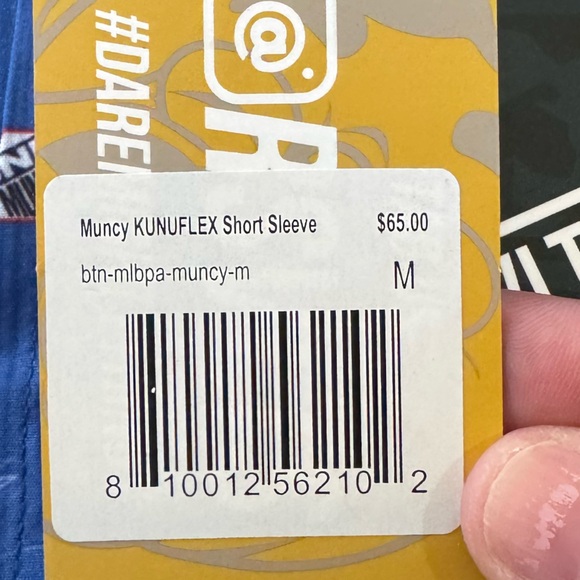 RSVLTS MLVPA Muncy Kunuflex Blue Graphic Men's Short Sleeve Shirt Sz Medium‎ NWT - Picture 6 of 10